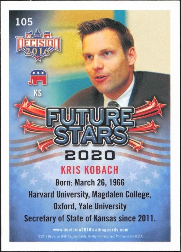 Kris Kobach - Back