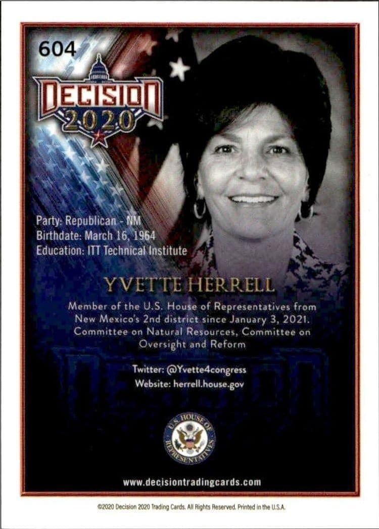 Yvette Herrell - Back