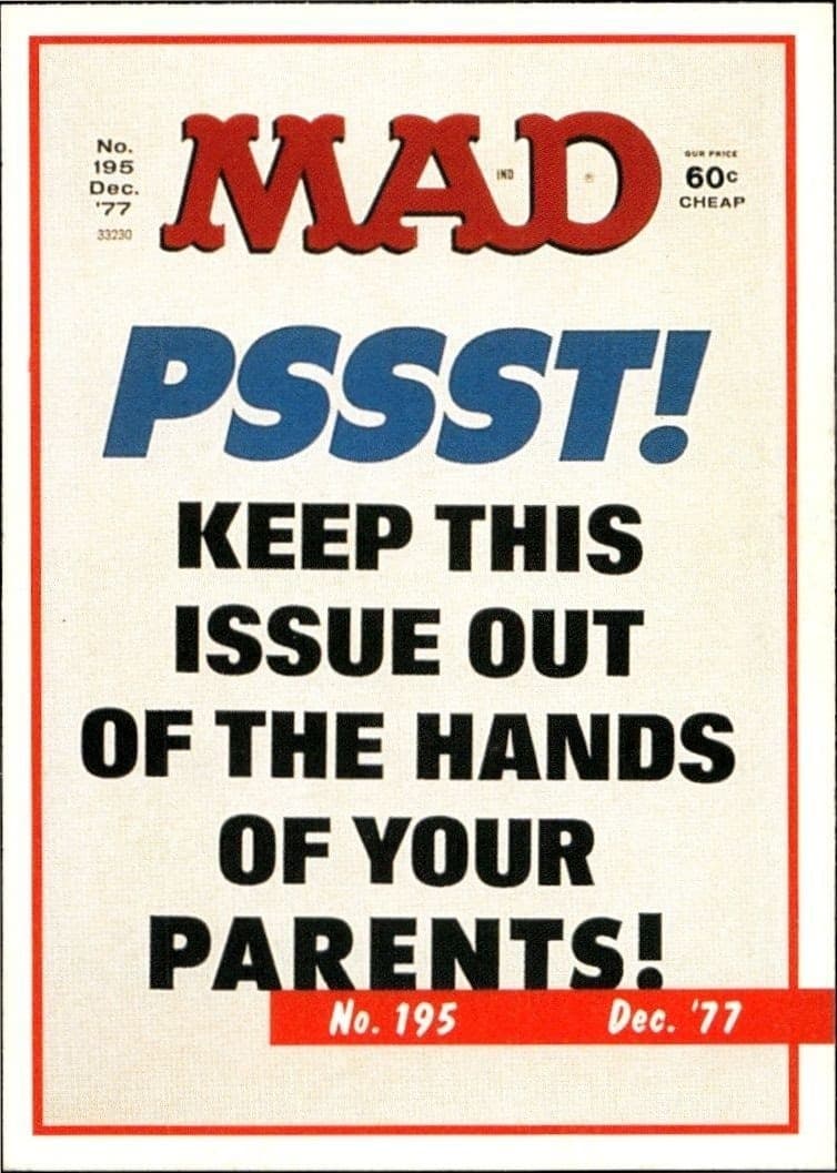 Mad No. 195 (Dec. '77) - Front
