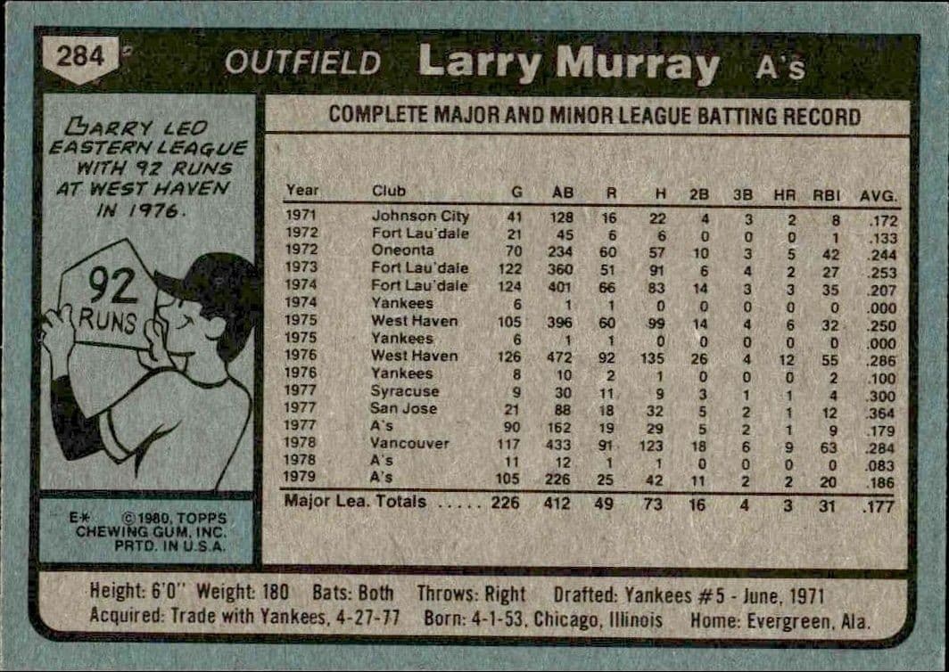 Larry Murray - Back
