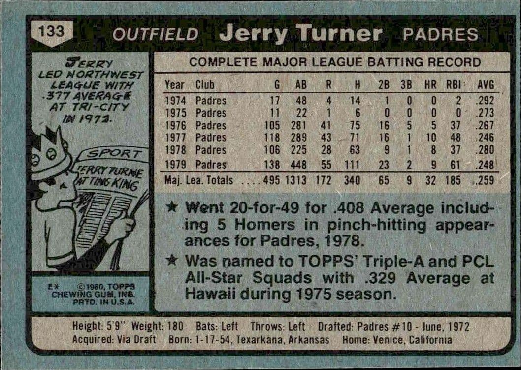 Jerry Turner - Back