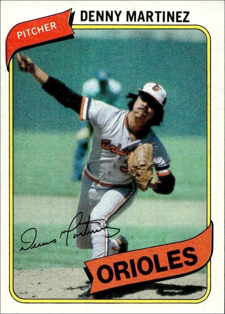 1980 Topps Denny Martinez #10 trading card