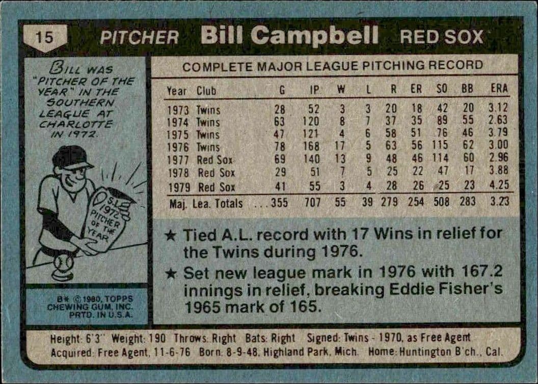 Bill Campbell - Back