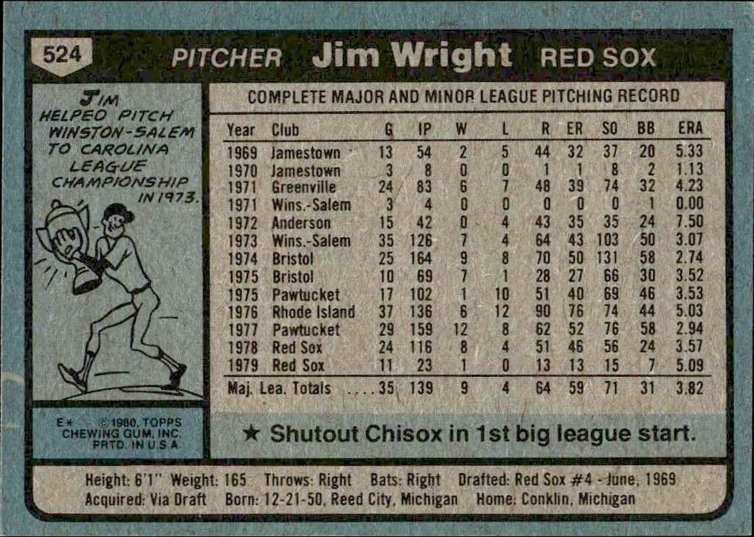Jim Wright - Back
