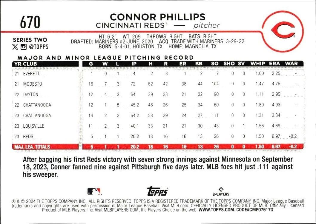 Connor Phillips - Back