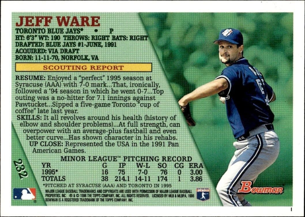 Jeff Ware - Back