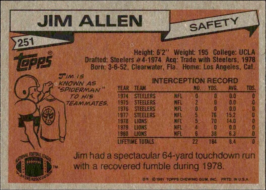 Jim Allen - Back