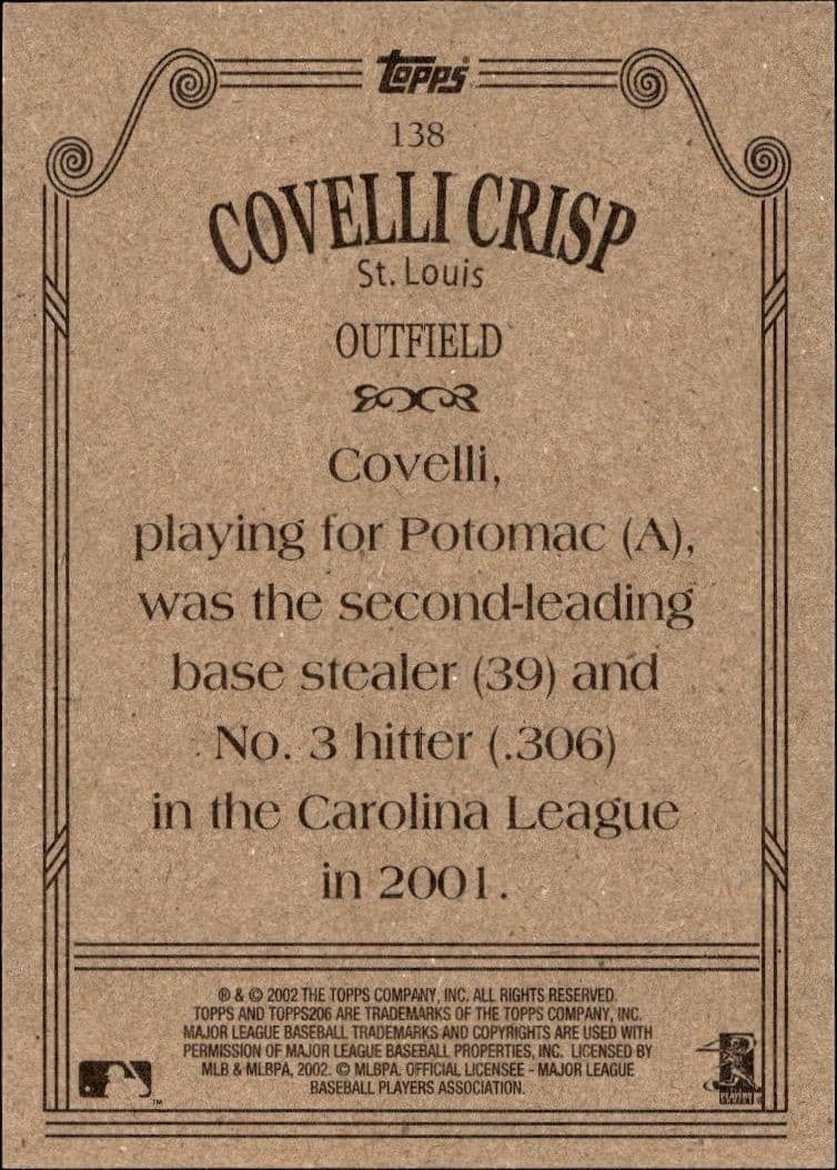 Covelli Crisp - Back