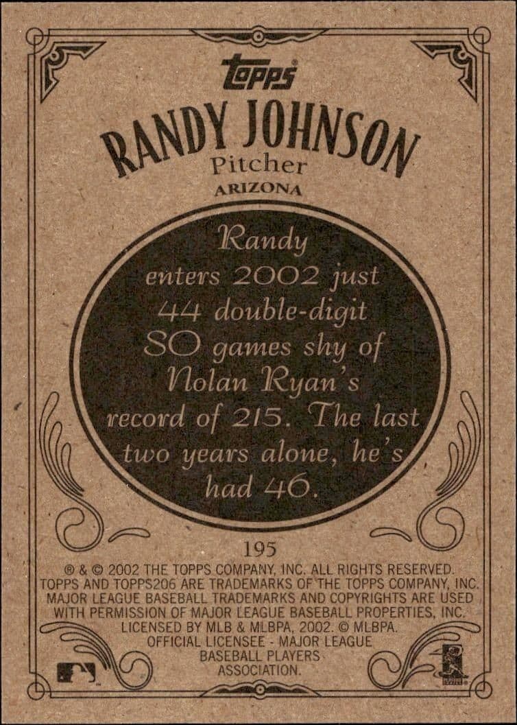 Randy Johnson - Back