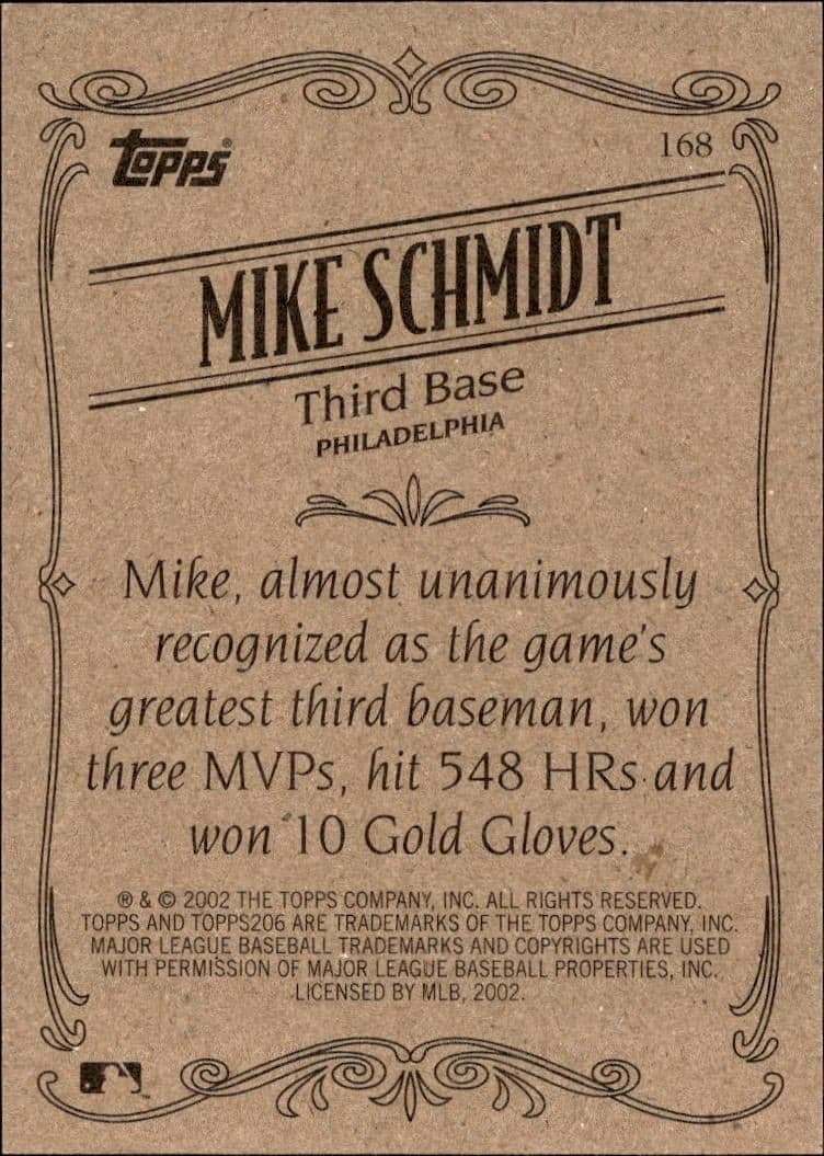 Mike Schmidt - Back