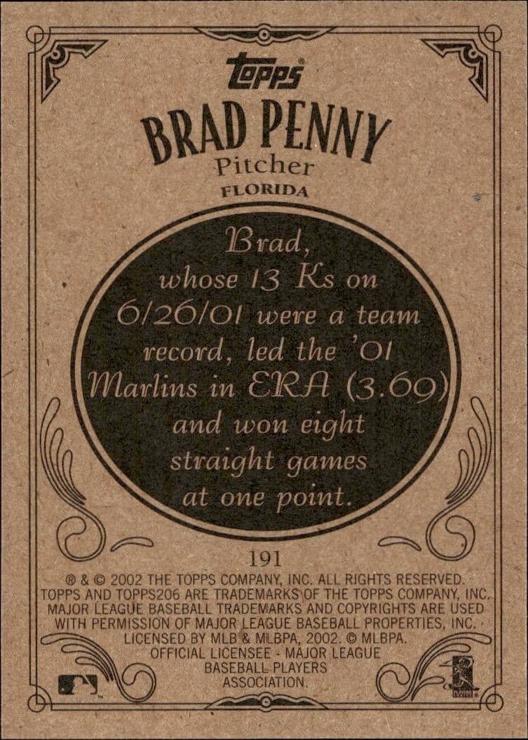Brad Penny - Back