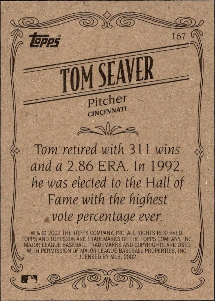 Tom Seaver - Back