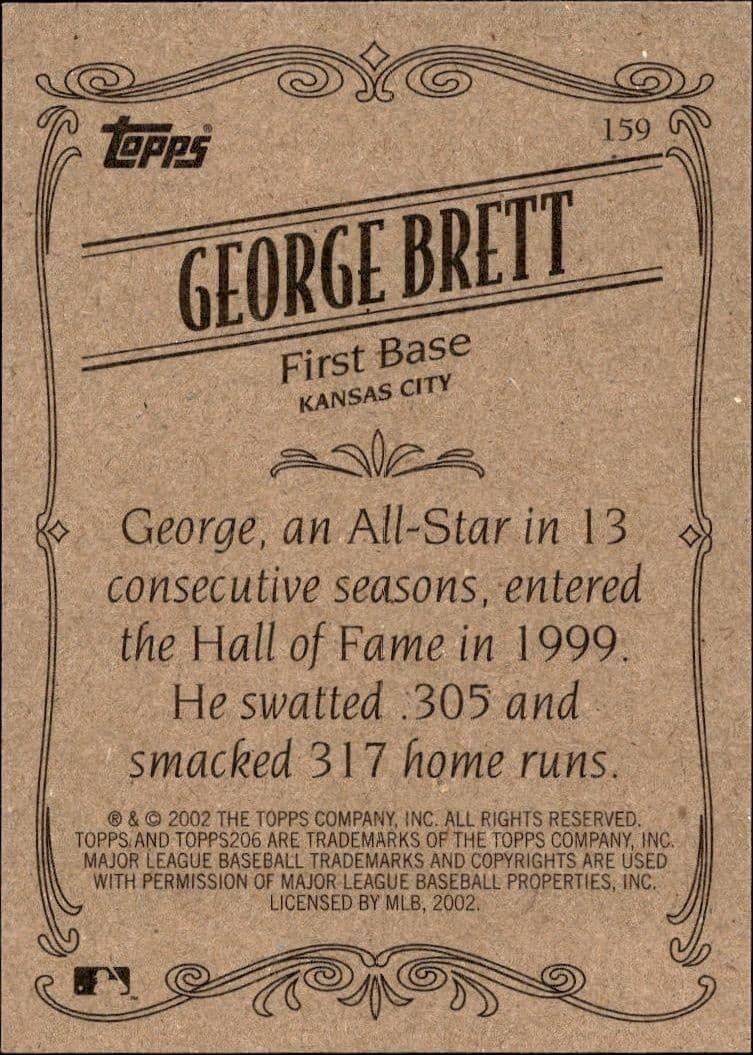 George Brett - Back