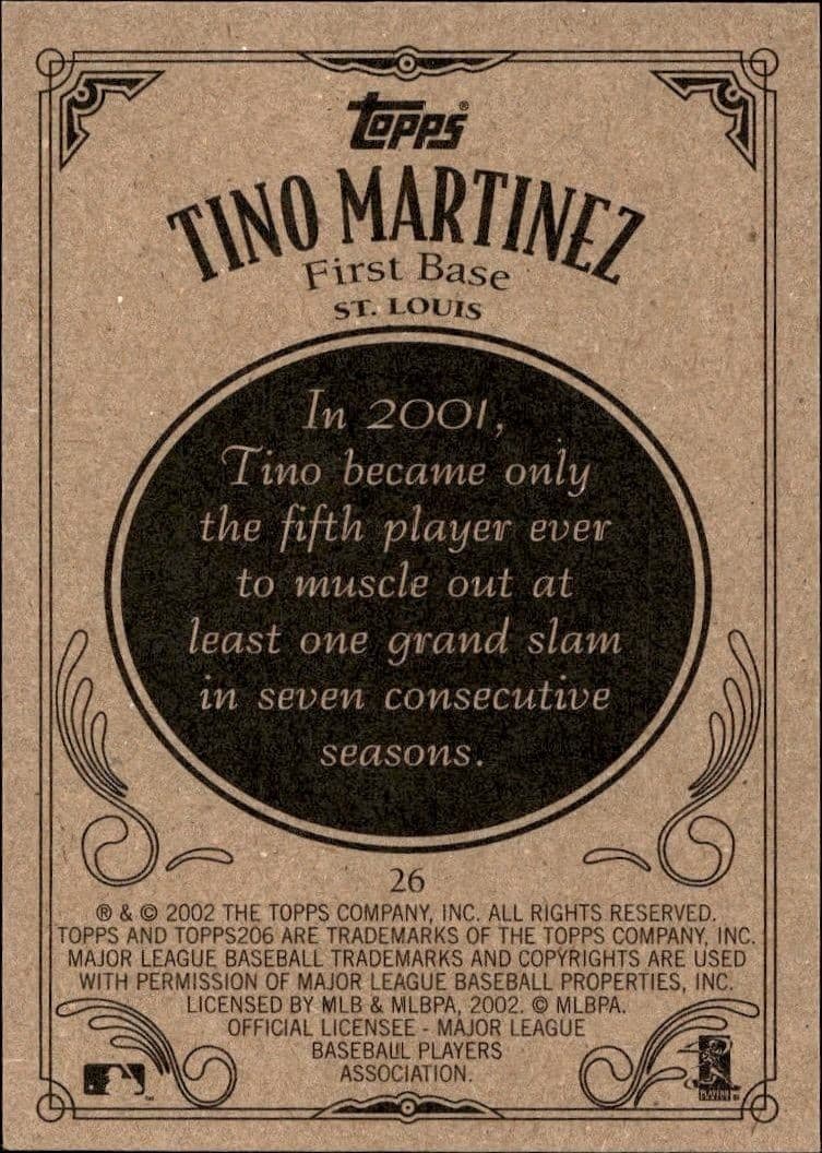 Tino Martinez - Back