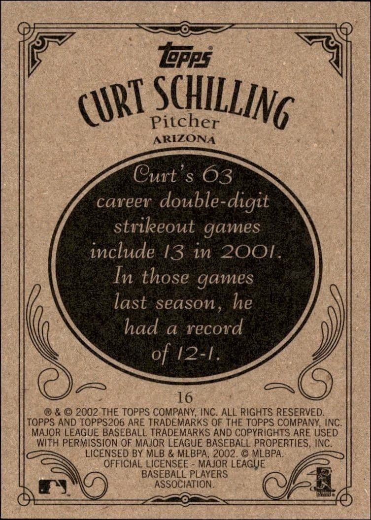 Curt Schilling - Back