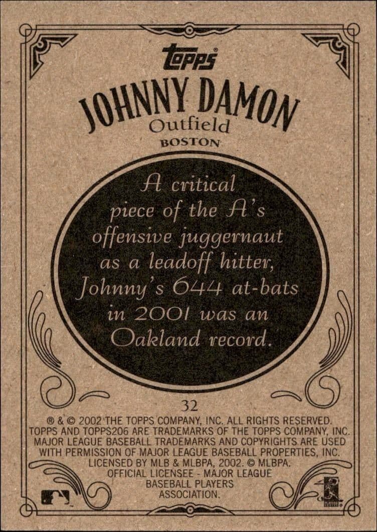 Johnny Damon - Back