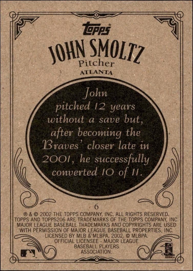 John Smoltz - Back