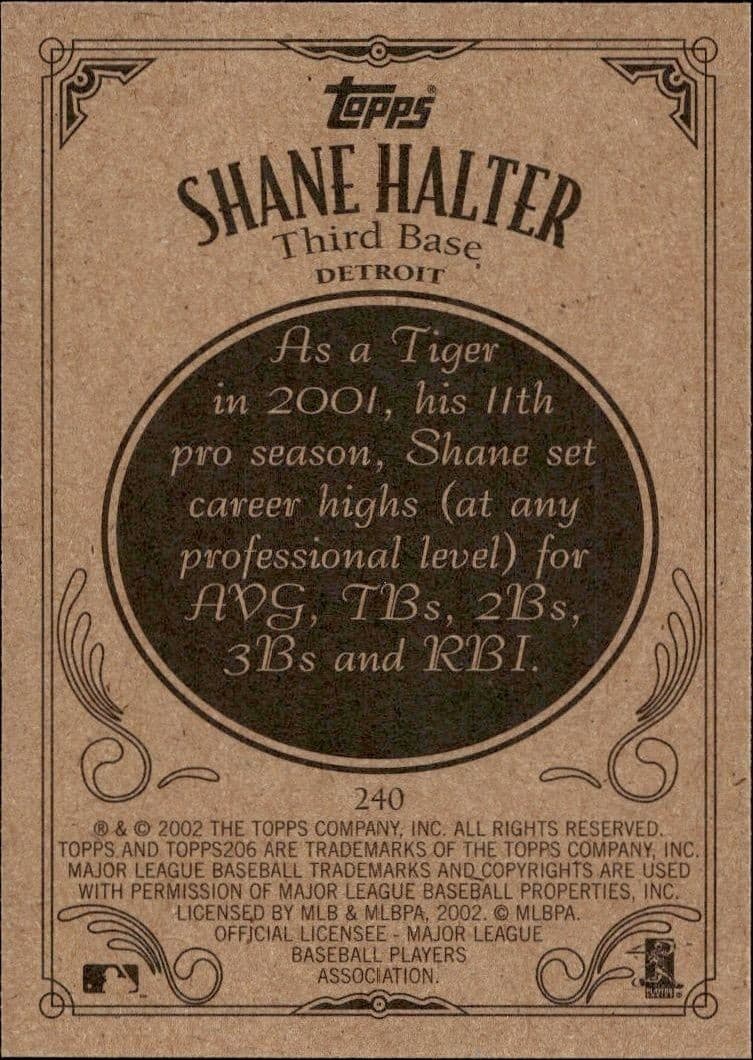Shane Halter - Back