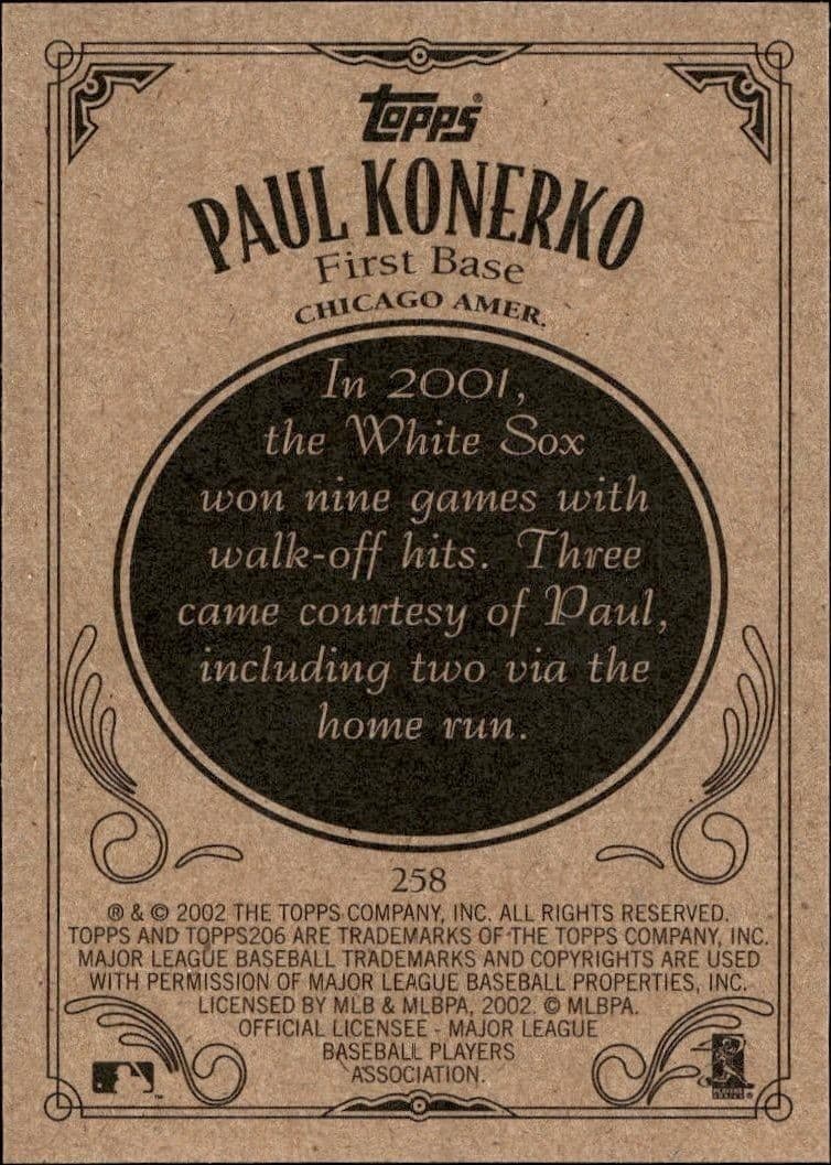 Paul Konerko - Back