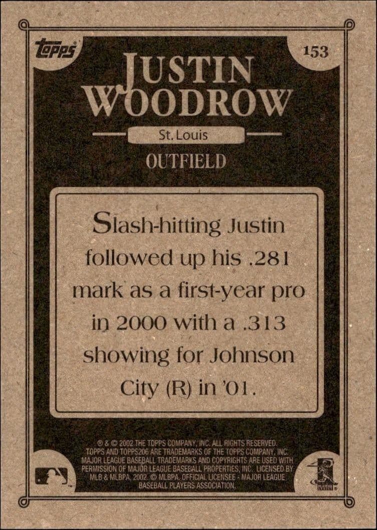 Justin Woodrow - Back