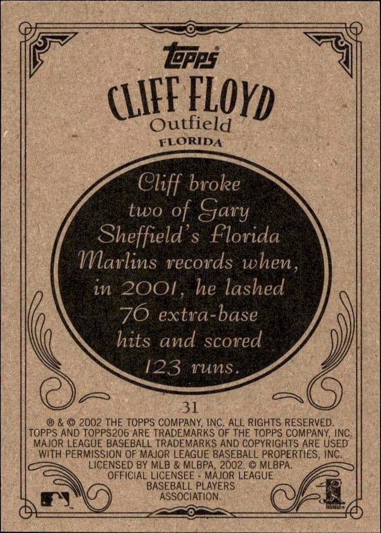 Cliff Floyd - Back