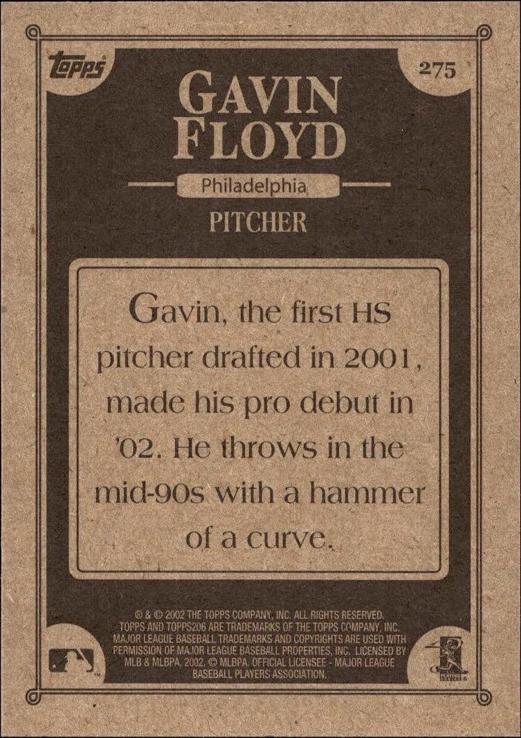 Gavin Floyd - Back