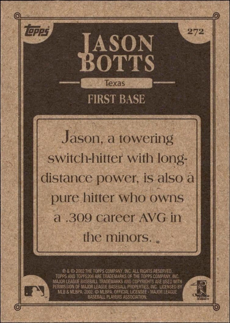 Jason Botts - Back