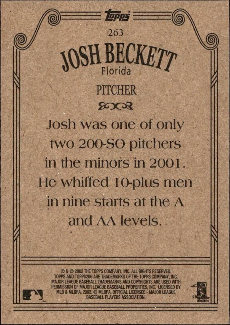 Josh Beckett - Back