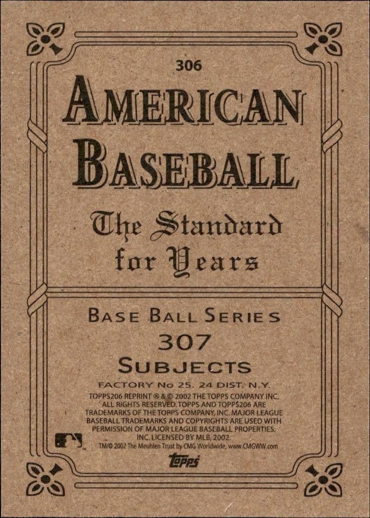 Cy Young - Back