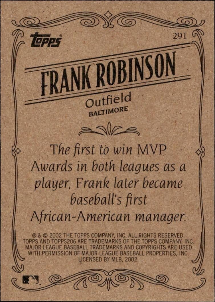 Frank Robinson - Back