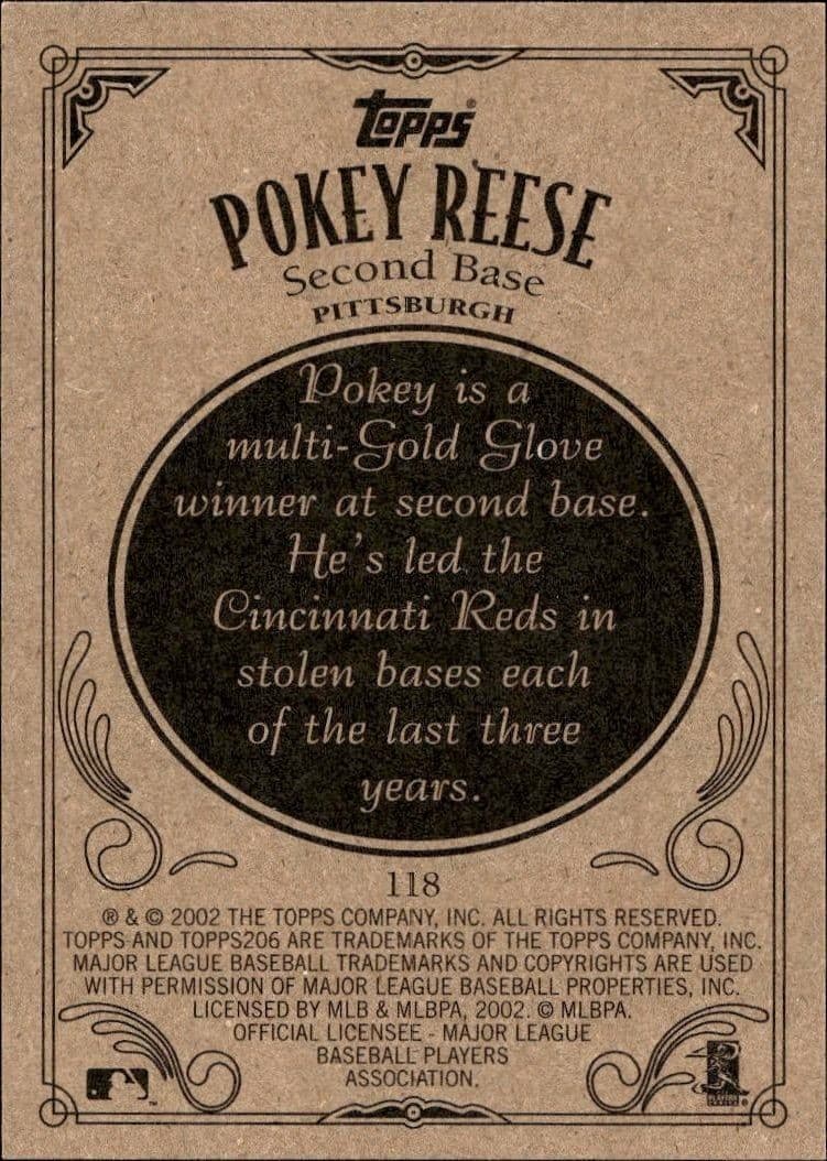 Pokey Reese - Back
