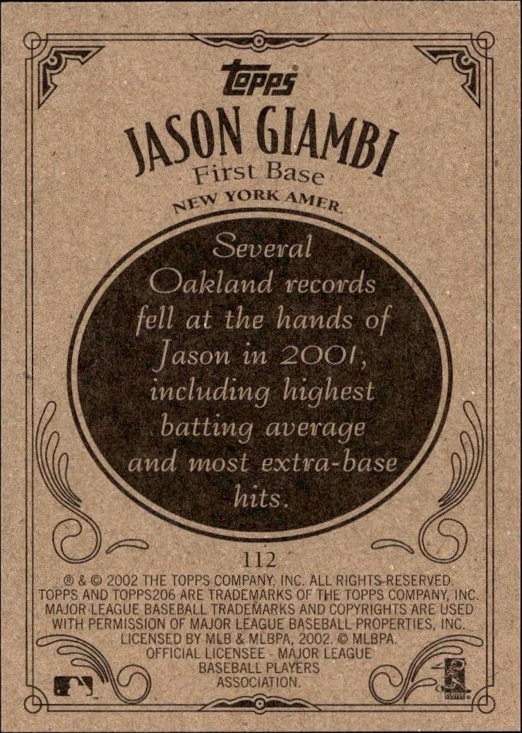Jason Giambi - Back