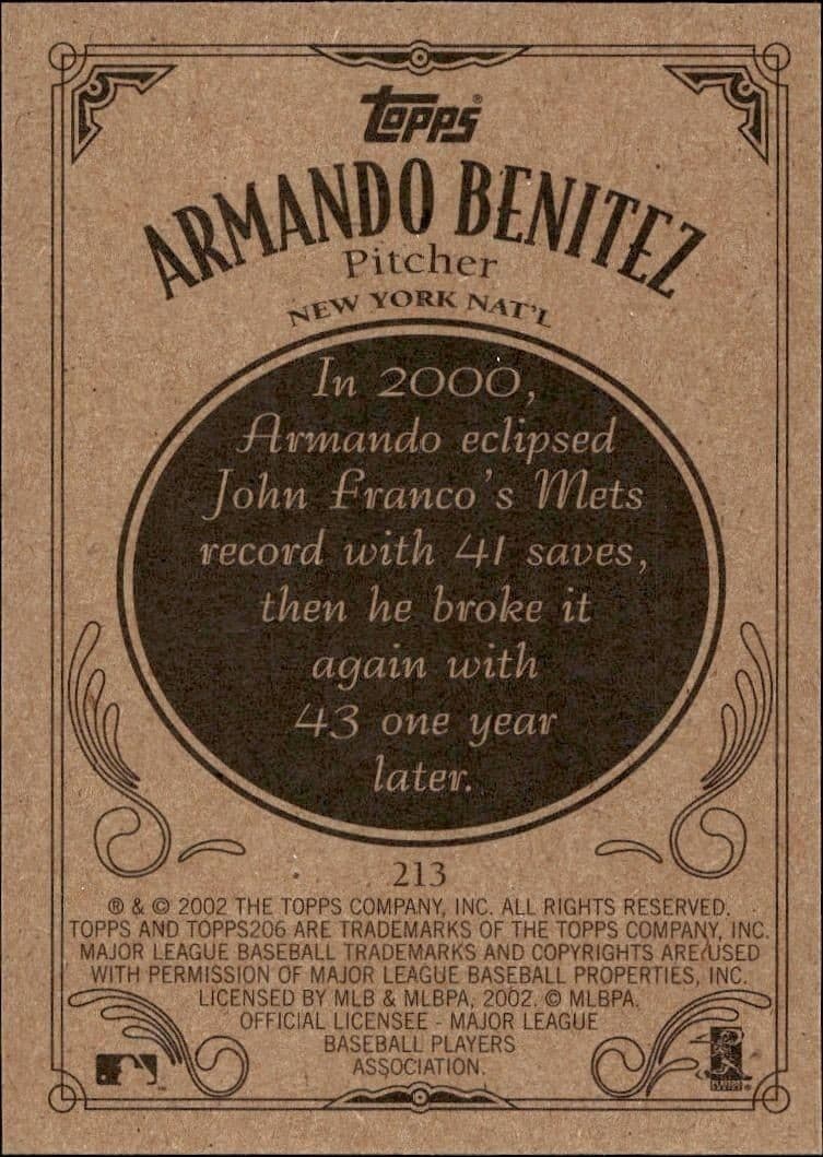 Armando Benitez - Back