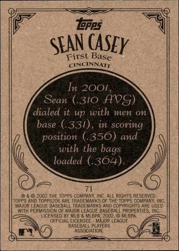 Sean Casey - Back