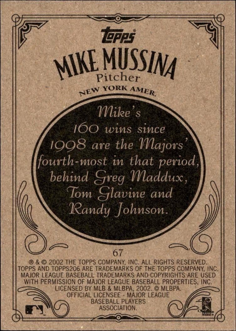 Mike Mussina - Back