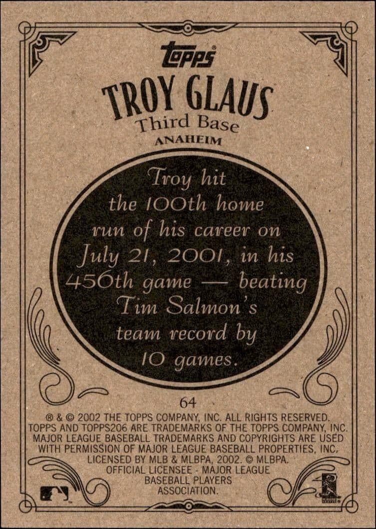 Troy Glaus - Back
