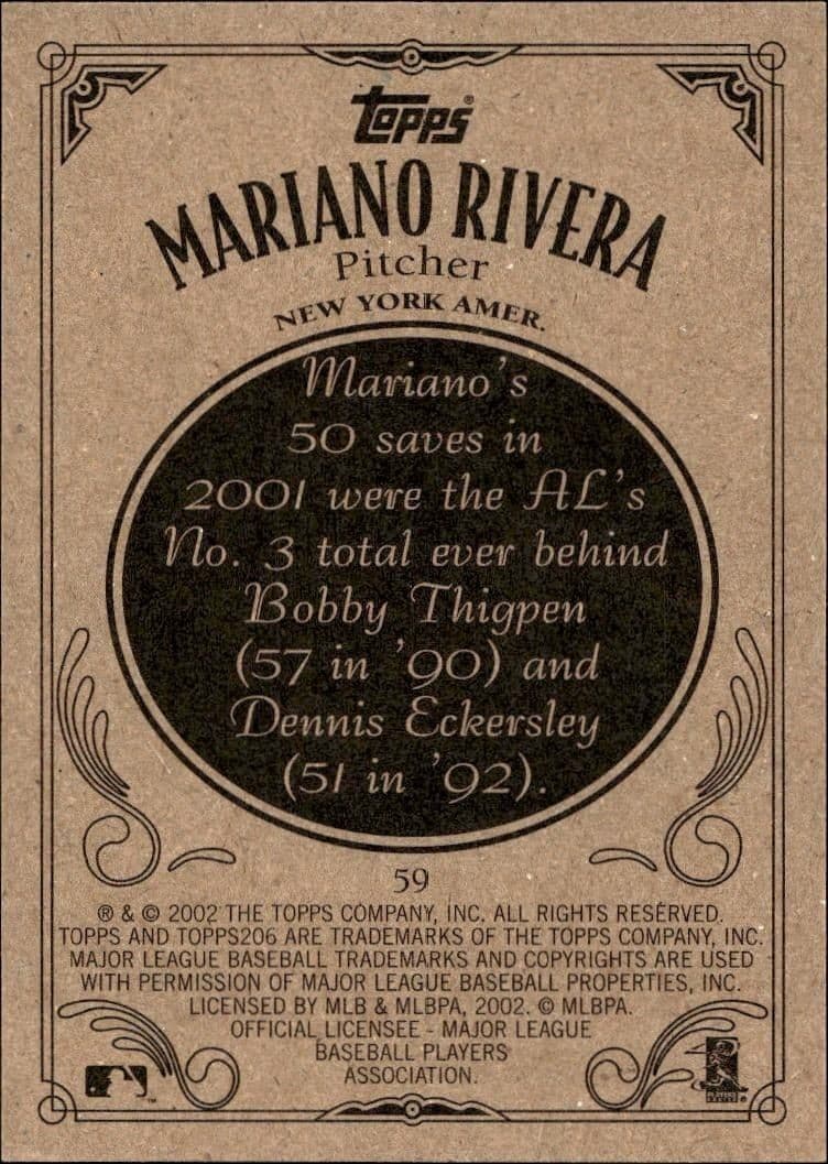 Mariano Rivera - Back