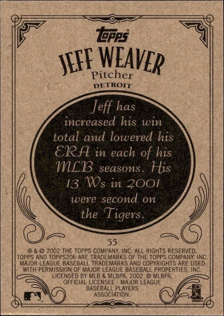 Jeff Weaver - Back