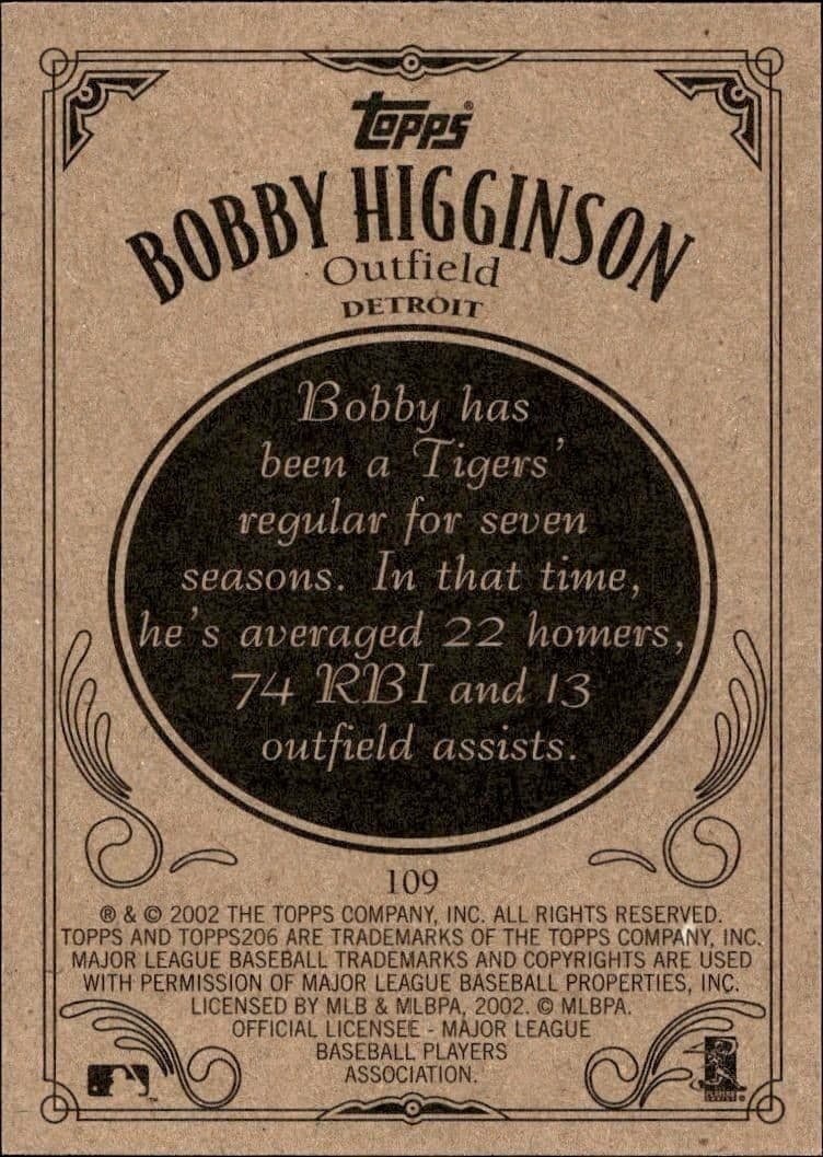 Bobby Higginson - Back