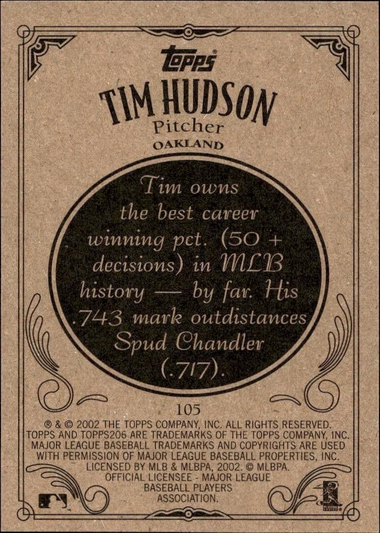Tim Hudson - Back