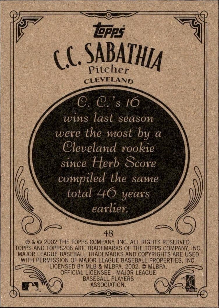 CC Sabathia - Back