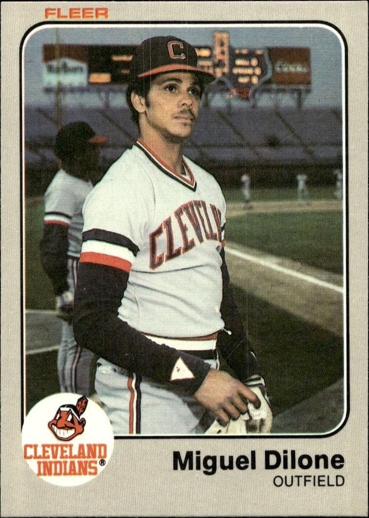 1983 Fleer Miguel Dilone #405 trading card