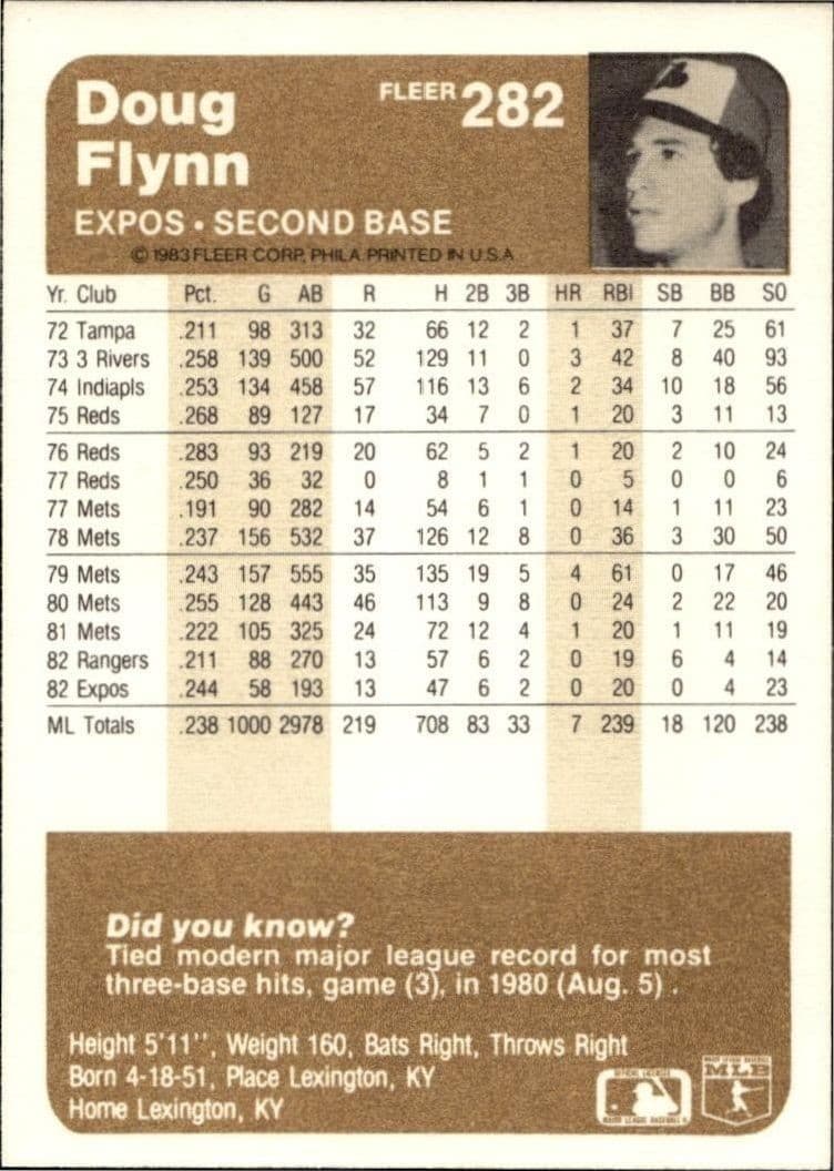 Doug Flynn - Back
