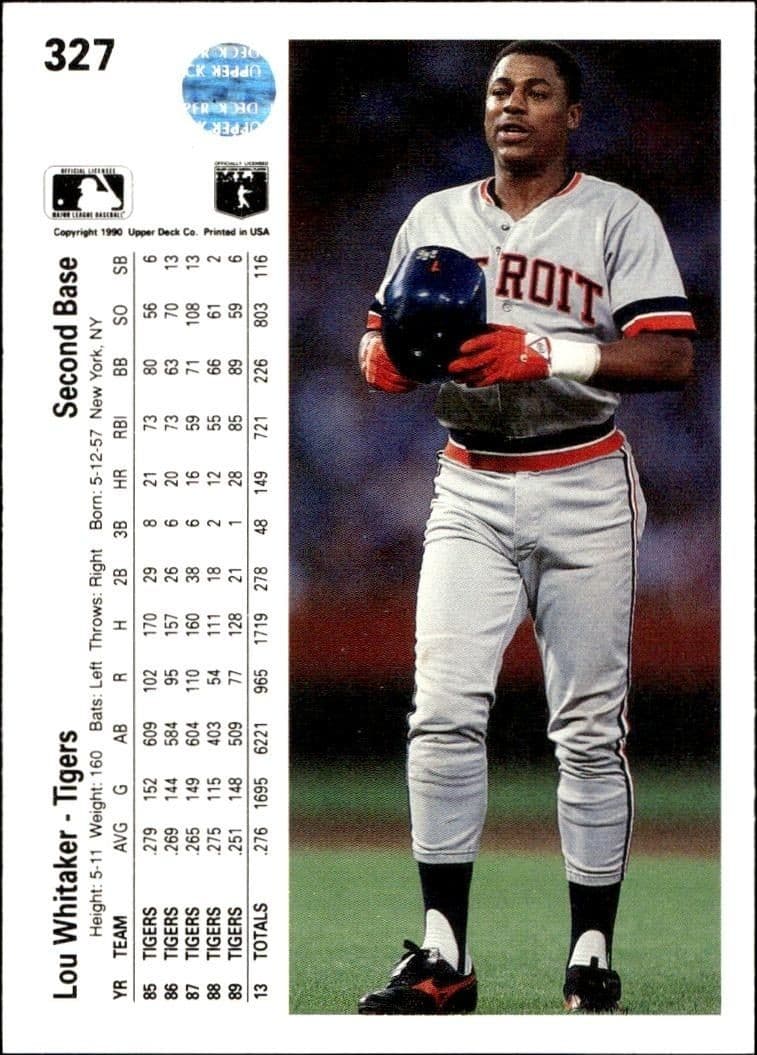 Lou Whitaker - Back