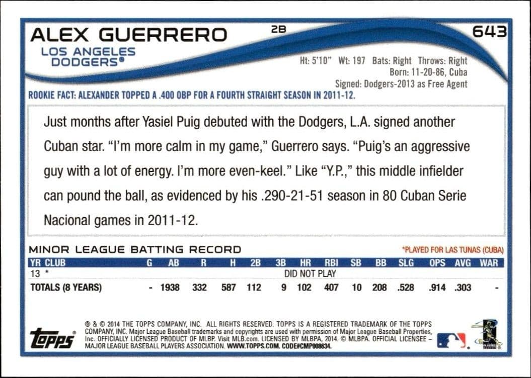 Alex Guerrero - Back