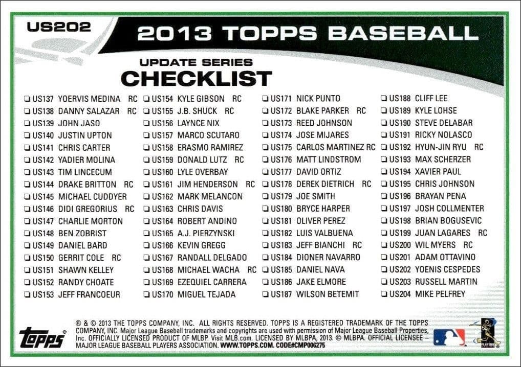 Yoenis Cespedes - Back
