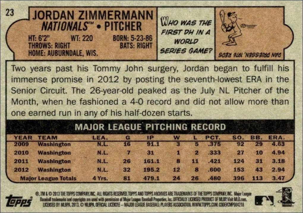 Jordan Zimmermann - Back