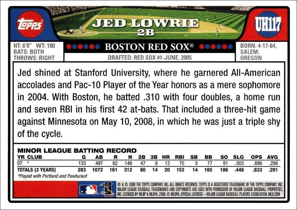 Jed Lowrie - Back