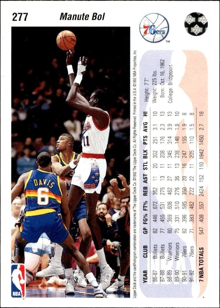 Manute Bol - Back