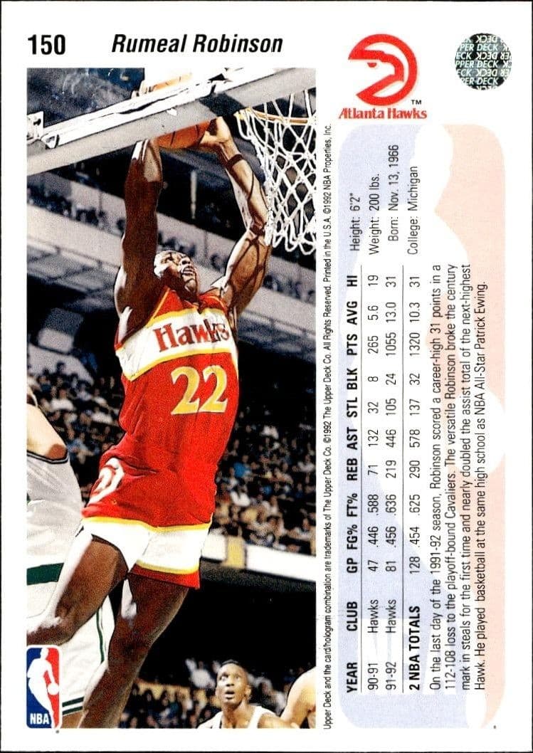 Rumeal Robinson - Back